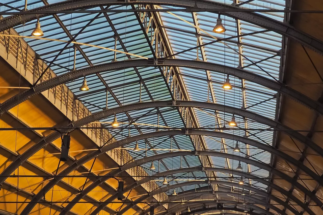 Universal beams used in Construction Image